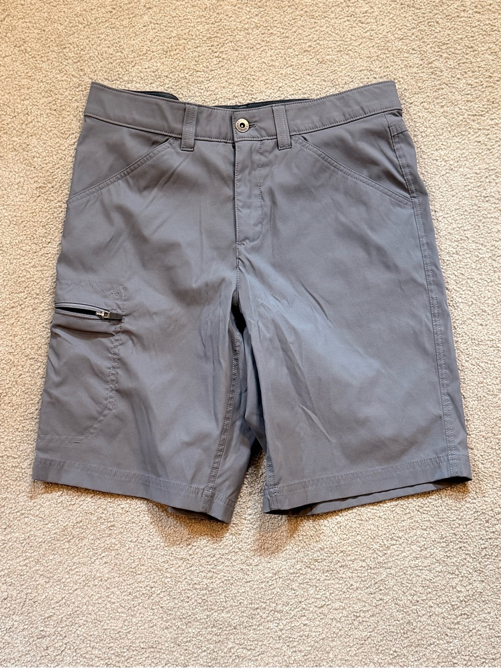 Eddie Bauer Gray Hybrid Utility Shorts